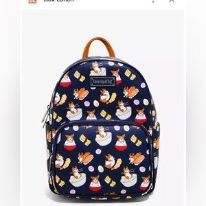 Loungefly Corgi Ramen and Sushi Mini Backpack - Like New!
